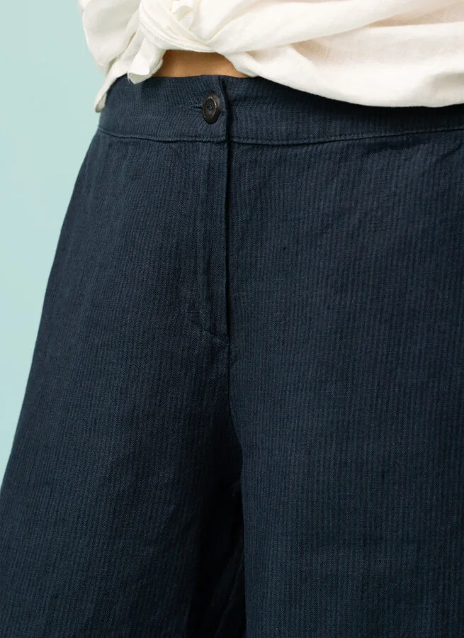 SCARLET linnebyxa Marin