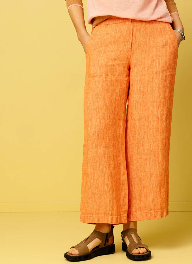 SCARLET linnebyxa Orange Fiskben