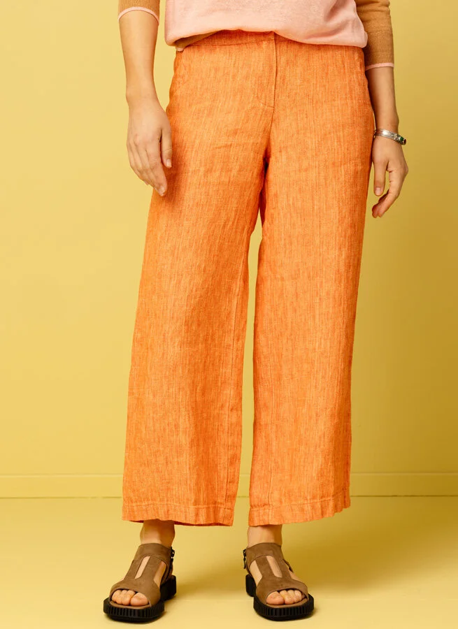 SCARLET linnebyxa Orange Fiskben