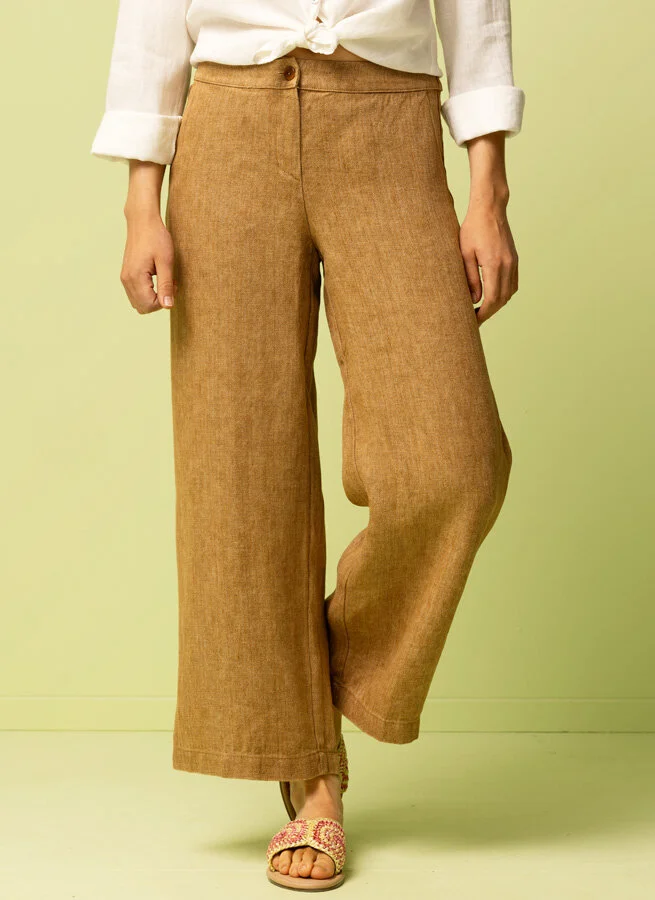 SCARLET linnebyxa fiskben Hassel Fiskben