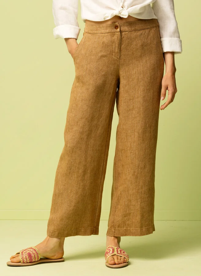 SCARLET linnebyxa fiskben Hassel Fiskben