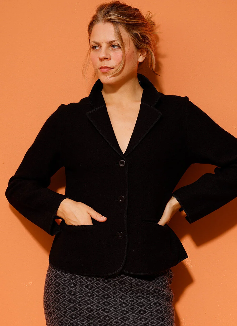 Sigge ullkavaj Svart