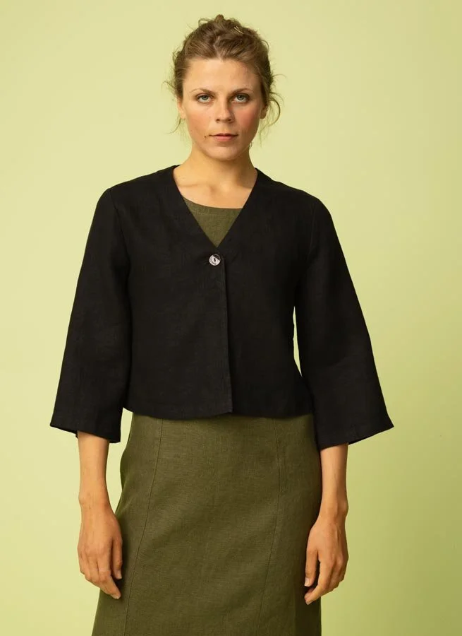 SMULA linnejacka Svart