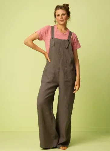 SNICKAR linnebyxa Jord