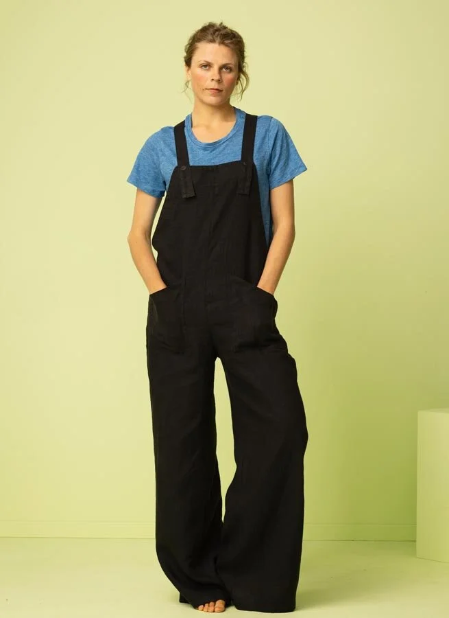 SNICKAR linnebyxa Svart