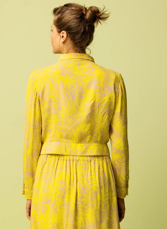 TANJA viskosblus Tiger