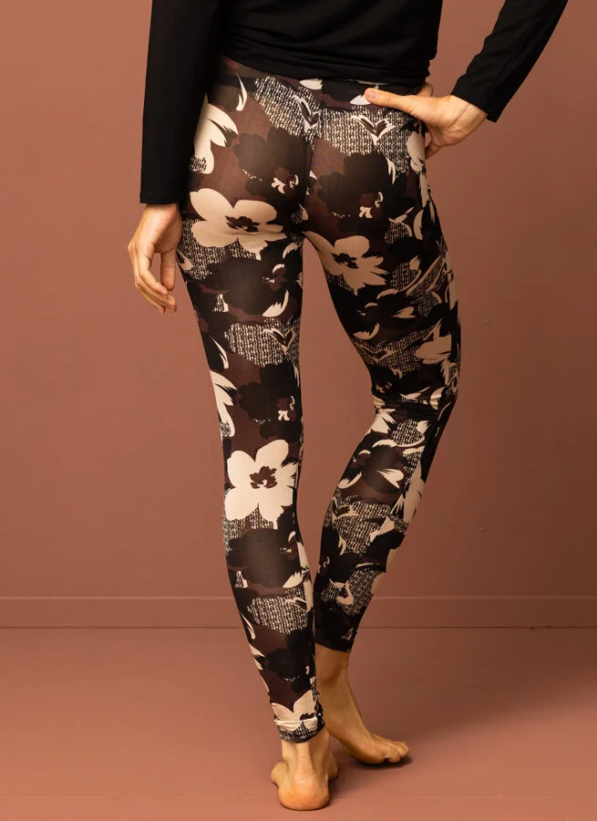 THEA tights Nougatblomma