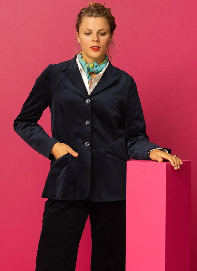 VERONIKA sammetskavaj Petrol