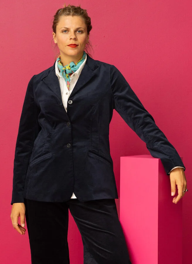 VERONIKA sammetskavaj Petrol