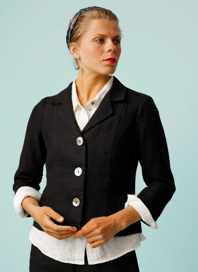 ZOLA linnekavaj Svart