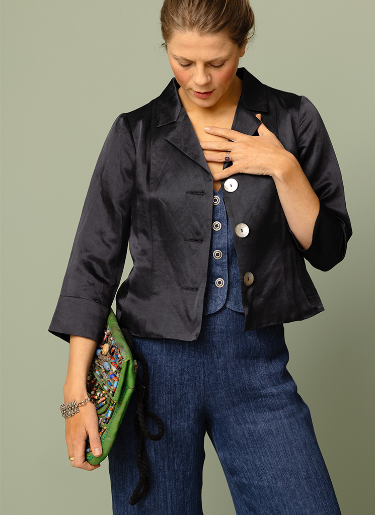 ZOLIANA kavaj Dk Blue