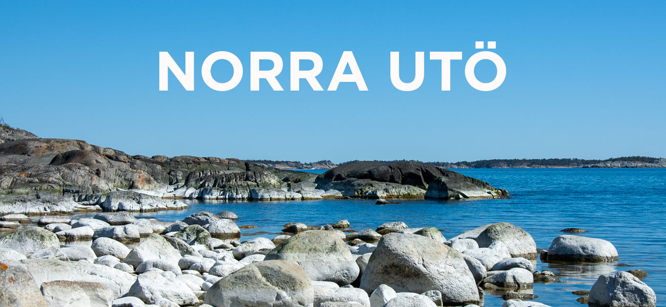 Vacker strandlinje på norra Utö