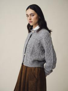 KARITA CARDIGAN KNIT LIGHT GREY STENSTRÖMS