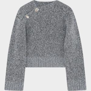 BENITO WINTER MELANGE KNIT CASHMERE BLUE MELANGE DAY BIRGER ET MIKKELSEN