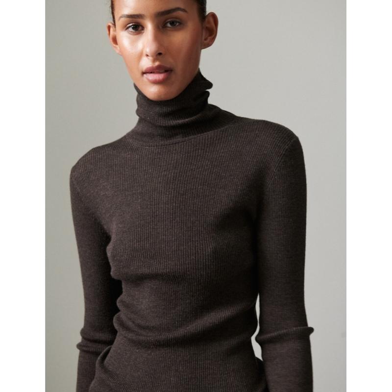 SIERRA DAILY ELEMENTS POLO ESPRESSO MELANGE DAY BIRGER ET MIKKELSEN