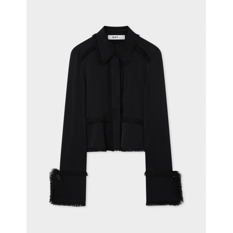 EMMIE MATTE CREPE BLOUSE BLACK DAY BIRGER ET MIKKELSEN