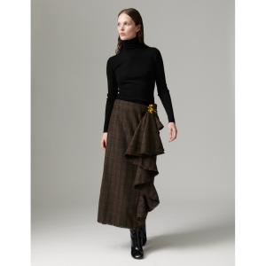 TIMA FLANELLO SKIRT BROWN CHECK DAY BIRGER ET MIKKELSEN