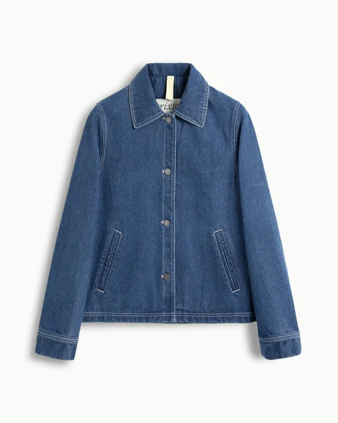 SISSEL JACKET DENIM WASHED INDIGO BRIXTOL TEXTILES