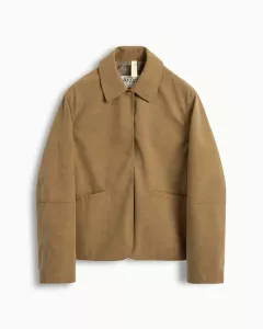 KAI FAUX SUEDE JACKET TAN BRIXTOL TEXTILES