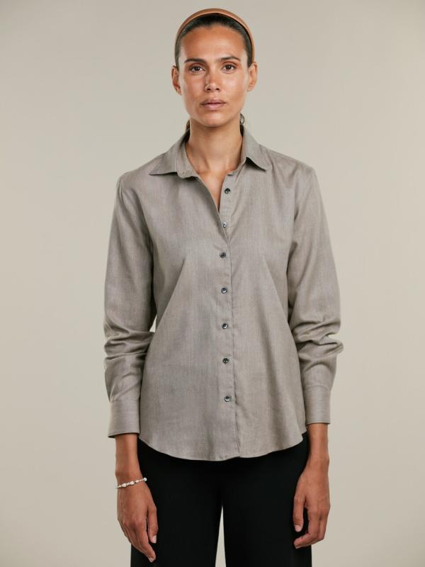 SIRI SHIRT LIGHT BROWN STENSTRÖMS