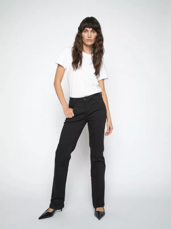MMCARLA NAOMI DELUXE JEANS BLACK MOSMOSH
