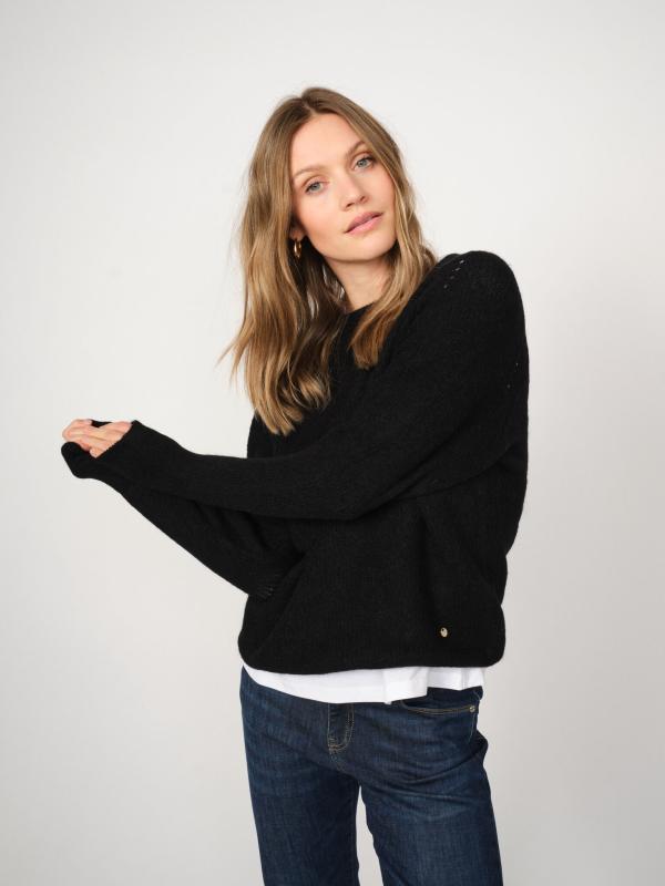 MMTAMMY THORA KNIT BLACK MOSMOSH
