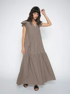 MMWALDY IZHA DRESS CHOCOLATE CHIP MOSMOSH