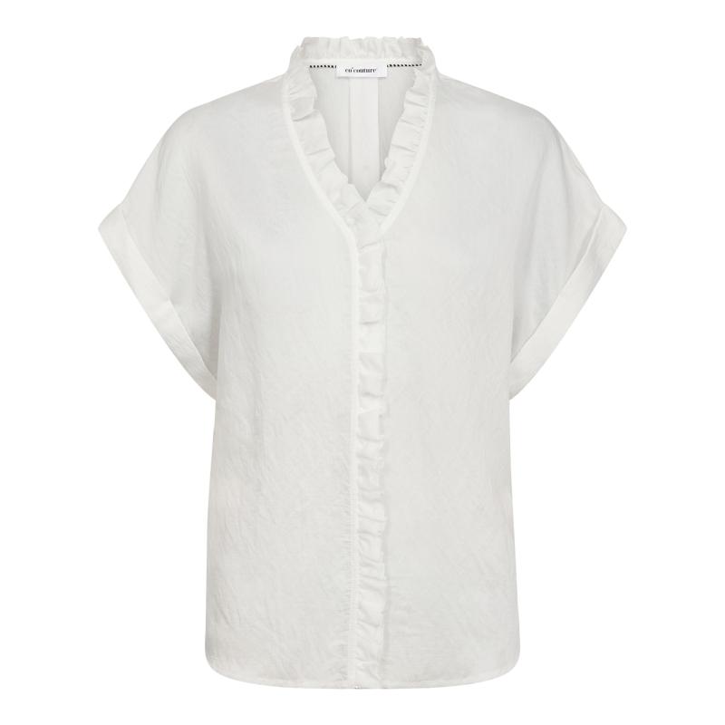 MOLLYCC FRILL TOP OFF WHITE CO`COUTURE