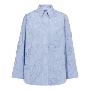 XAVIERCC AVY STRIPE SHIRT PALE BLUE CO'COUTURE