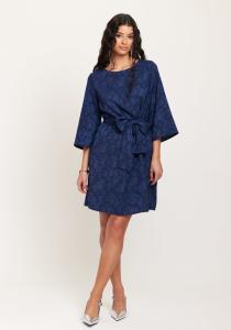 KAILEY DRESS NAVY FLOWERS DRY LAKE