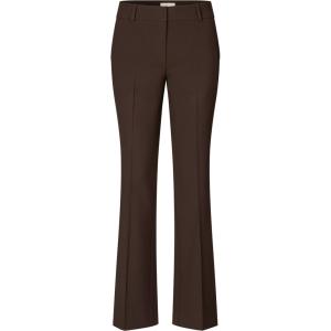 CLARAFV PANTS DARK BROWN MELANGE FIVE UNITS