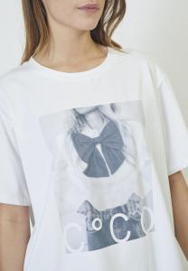 SIARACC BOW OVERSIZE TEE WHITE CO'COUTURE