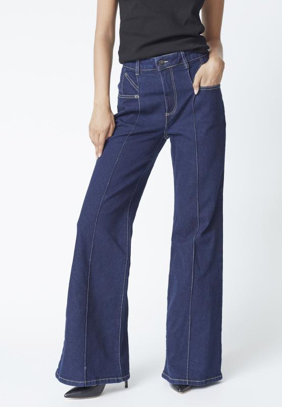 THEOCC WIDE JEANS DARK DENIM MOSMOSH