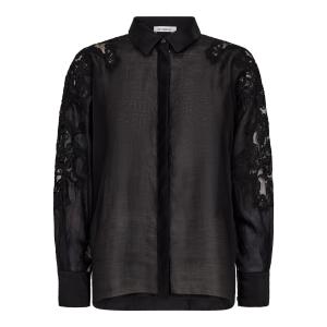 KAWACC EMBROIDERY SHIRT BLACK CO´COUTURE
