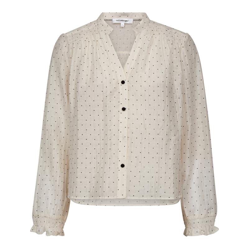 DALLYCC DOT V-SHIRT OFF-WHITE CO'COUTURE