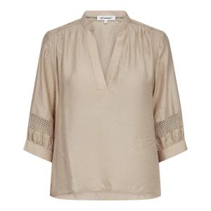 GWENDACC SS BLOUSE MINK CO'COUTURE
