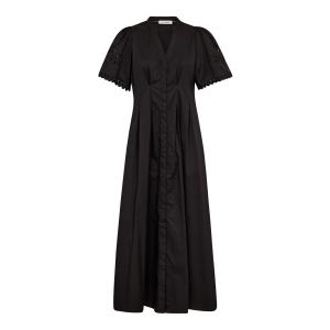 POPPYCC EMB PLEAT DRESS BLACK CO'COUTURE