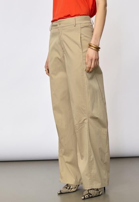 COTTONCC CRISP BARREL LL PANT MUSHROOM CO'COUTURE