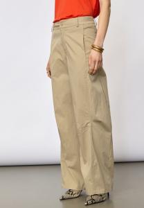COTTONCC CRISP BARREL LL PANT MUSHROOM CO'COUTURE