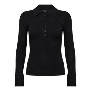BONNY CC POLO LS KNIT BLACK CO´COUTURE
