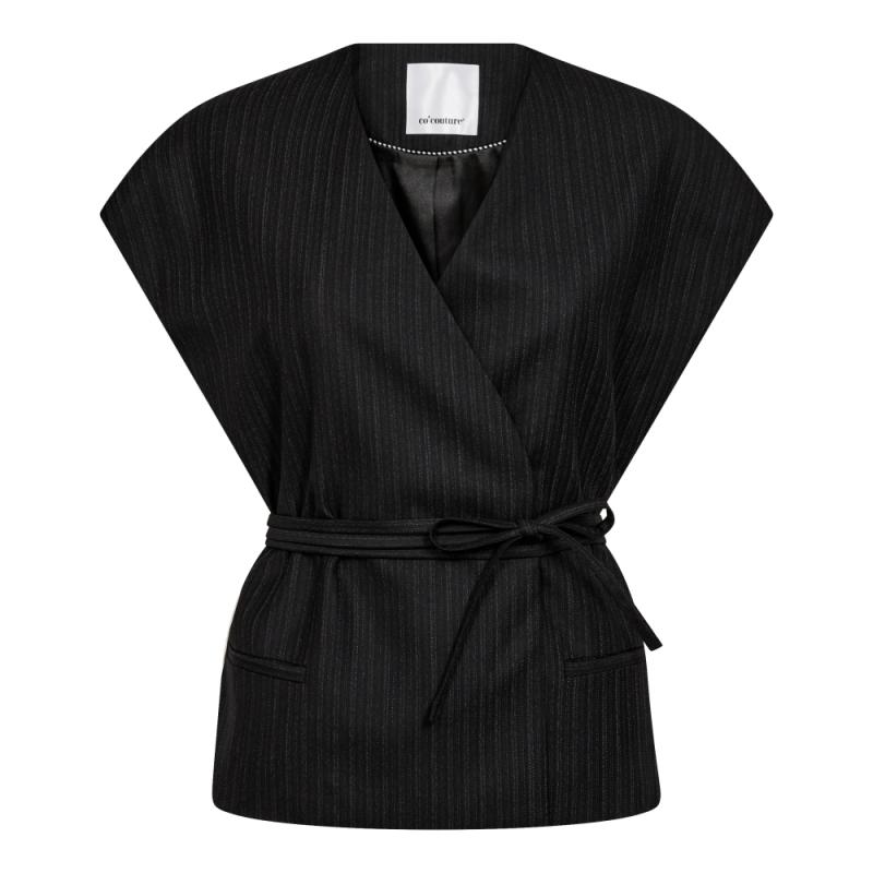 MAGGIECC WRAP TOP BLACK CO´COUTURE