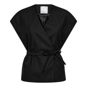 MAGGIECC WRAP TOP BLACK CO´COUTURE