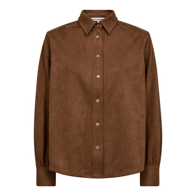 BOBBIECC LS SHIRT SUNTAN CO'COUTURE