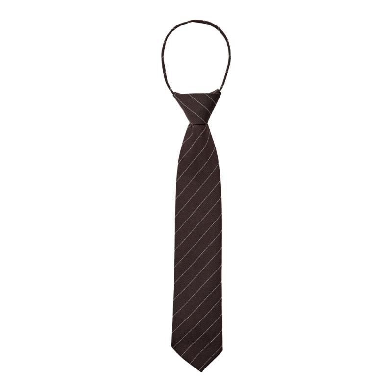 NEMOCC STRIPE TIE DARK BROWN CO'COUTURE