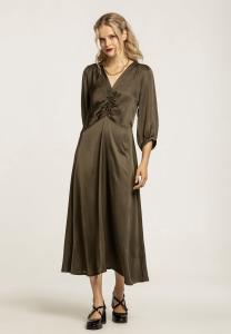 JAMAICA DRESS DARK MOSS MAJA ROOS