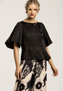 GINNY BLOUSE BLACK MAJA ROOS