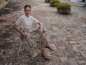 KATHRYN SKIRT LIGHT BEIGE PATTERN STENSTRÖMS