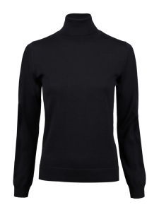 SILJA KNIT ROLLNECK BLACK STENSTRÖMS