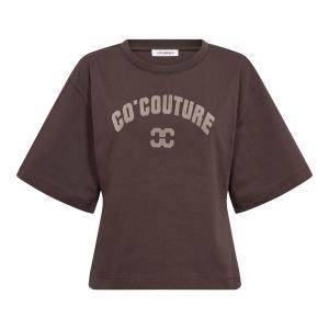 ZENGACC TEE O-NECK DARK BROWN CO'COUTURE