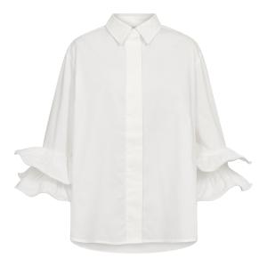 HALENCC FLARE SHIRT WHITE CO'COUTURE